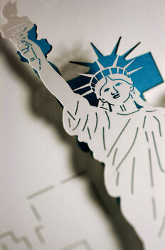 Statue Of Liberty New York Pop Up Card, 3 of 3