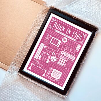 1996 Personalised 30th Birthday Fact Print Gift, 10 of 11