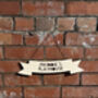 Personalised Wooden Hanging Sign, thumbnail 5 of 5