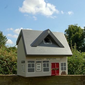 Personalised Train Station Bird Box, 7 of 8