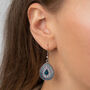 Blue And Turquoise Teardrop Earrings, thumbnail 1 of 3