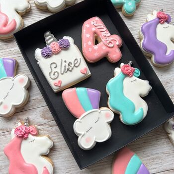 Personalised Unicorn Biscuit Gift, 2 of 5