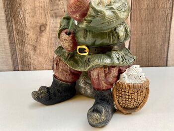 26cm Gnome With Fishing Rod Garden Home Ornament Figurine Fisherman Gift, 6 of 9