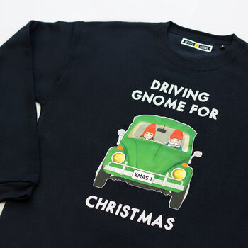'Driving Gnome For Christmas' Jumper, 5 of 8