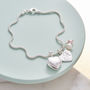 Birthstone Bracelet With Tiny Heart Locket, thumbnail 10 of 12