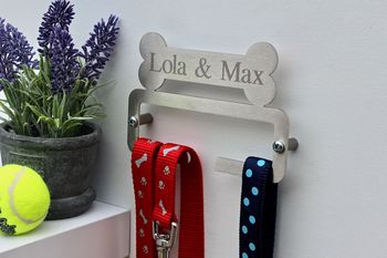 Personalised Dog Lead Hanger/Holder/Hook, 2 of 7
