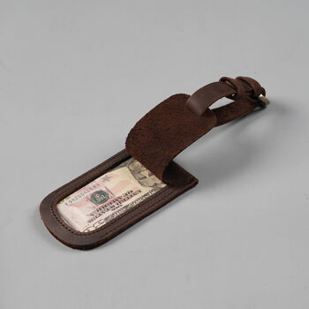 Genuine Leather Luggage Tag, 7 of 7