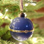 Secret Opening Bauble In Blue, thumbnail 2 of 6