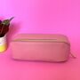 Dusty Pink Cubed Cosmetic Make Up Bag, thumbnail 1 of 4