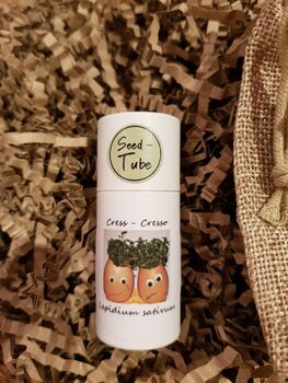 Cress Seeds In A Seedtube, 2 of 6