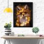 Fox Entangled In Lights Premium Paint By Numbers, thumbnail 2 of 3