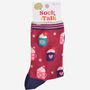 Women's Bamboo Socks Festive Hot Drinks, thumbnail 5 of 5