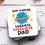 Personalised Dad Mug 'World's Luckiest/Loveliest', thumbnail 3 of 3