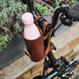 Leather Bike Water Bottle Holder, thumbnail 5 of 6
