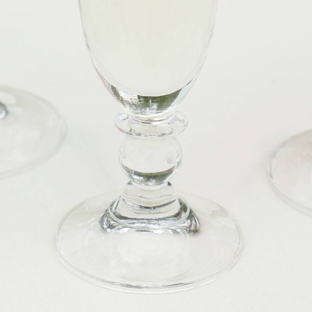 Luxury Fluted Short Stemmed Glasses By Dibor