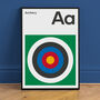 Archery Posters And Prints, Graphic Wall Art, thumbnail 1 of 5