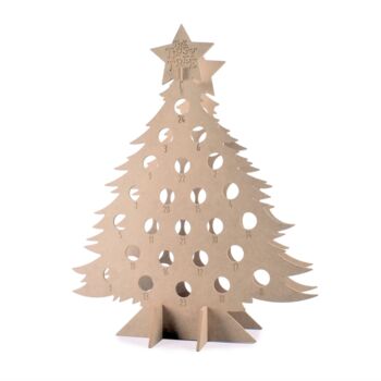 Refillable Wooden Advent Calendar Tree/ Tree Only, 3 of 5