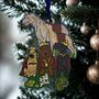 Wooden Dog Nativity Christmas Tree Decorations, thumbnail 3 of 5