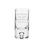 Personalised Tall Bubble Base Shot Glass 30ml, thumbnail 1 of 4