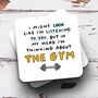 Personalised Mug 'Thinking About The Gym', thumbnail 3 of 3