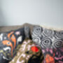 Playful, Colourful Floral Printed Cushion Cover, thumbnail 4 of 6