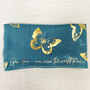 Personalised Message Metallic Gold Butterfly Scarf, thumbnail 2 of 8