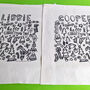 Personalised Colour It In Christmas Craft Sack, thumbnail 10 of 10