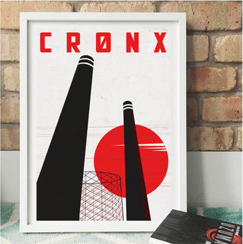Industrial Cronx Illustrated Art Print Of Croydon, 2 of 4