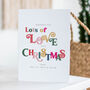 Personalised 'Sending Love' Christmas Card Pack, thumbnail 1 of 4