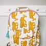 Handmade Kids Indian Tiger Quilted Backpack, thumbnail 3 of 8