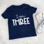 I Am One. Childs Birthday T Shirt, thumbnail 5 of 8