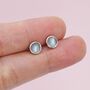 Sterling Silver Genuine Labradorite Earrings, thumbnail 6 of 12