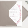 Save The Date Pink Cherry Blossom, thumbnail 3 of 6