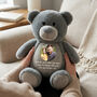 Personalised Record A Voice Teddy Bear Grey, thumbnail 6 of 9