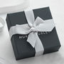 Personalised Sterling Silver Oval Cufflinks, thumbnail 2 of 4