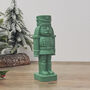 Green Nutcracker Christmas Candle Christmas Decoration, thumbnail 2 of 8