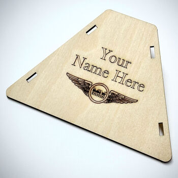 Boeing 737 Max Eight Model Plane Personalised Wooden Kit, 8 of 11