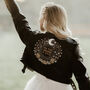 Leather Wedding Jacket To The Moon And Back, thumbnail 1 of 10