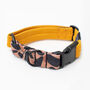 Leopard Print And Yellow • Padded Dog Collar, thumbnail 2 of 5