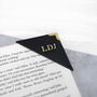 Handmade Personalised Initial Leather Corner Bookmark, thumbnail 2 of 7