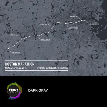 Personalised Boston Marathon Poster, 4 of 12