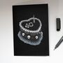 60th Gothic Birthday Cake Card, thumbnail 3 of 5