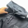 Personalised Coordinates Hoodie – Anniversary Or Wedding Gift, thumbnail 1 of 12