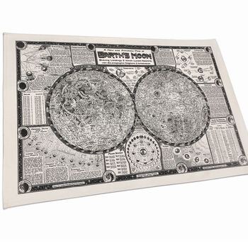 Moon Map Tea Towel, 2 of 9