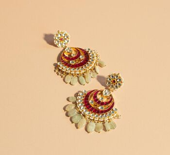 Amalia Kundan Jewellery Set, 2 of 7