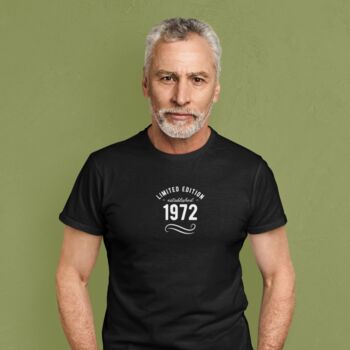 Personalised Established Year Unisex T Shirt, 2 of 2