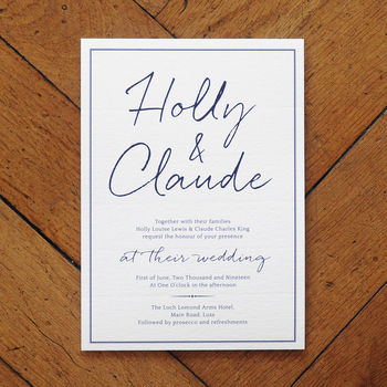 East Coast Wedding Invitation And Save The Date, 2 of 10