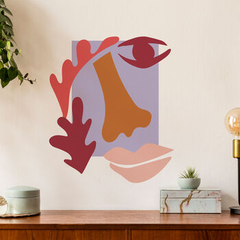Abstract Matisse Inspired Wall Sticker Set, 3 of 5