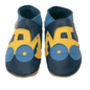 Boys Soft Leather Baby Shoes Digger Navy, thumbnail 1 of 1