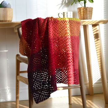 Colour Change Crochet Blanket Kit, 2 of 5